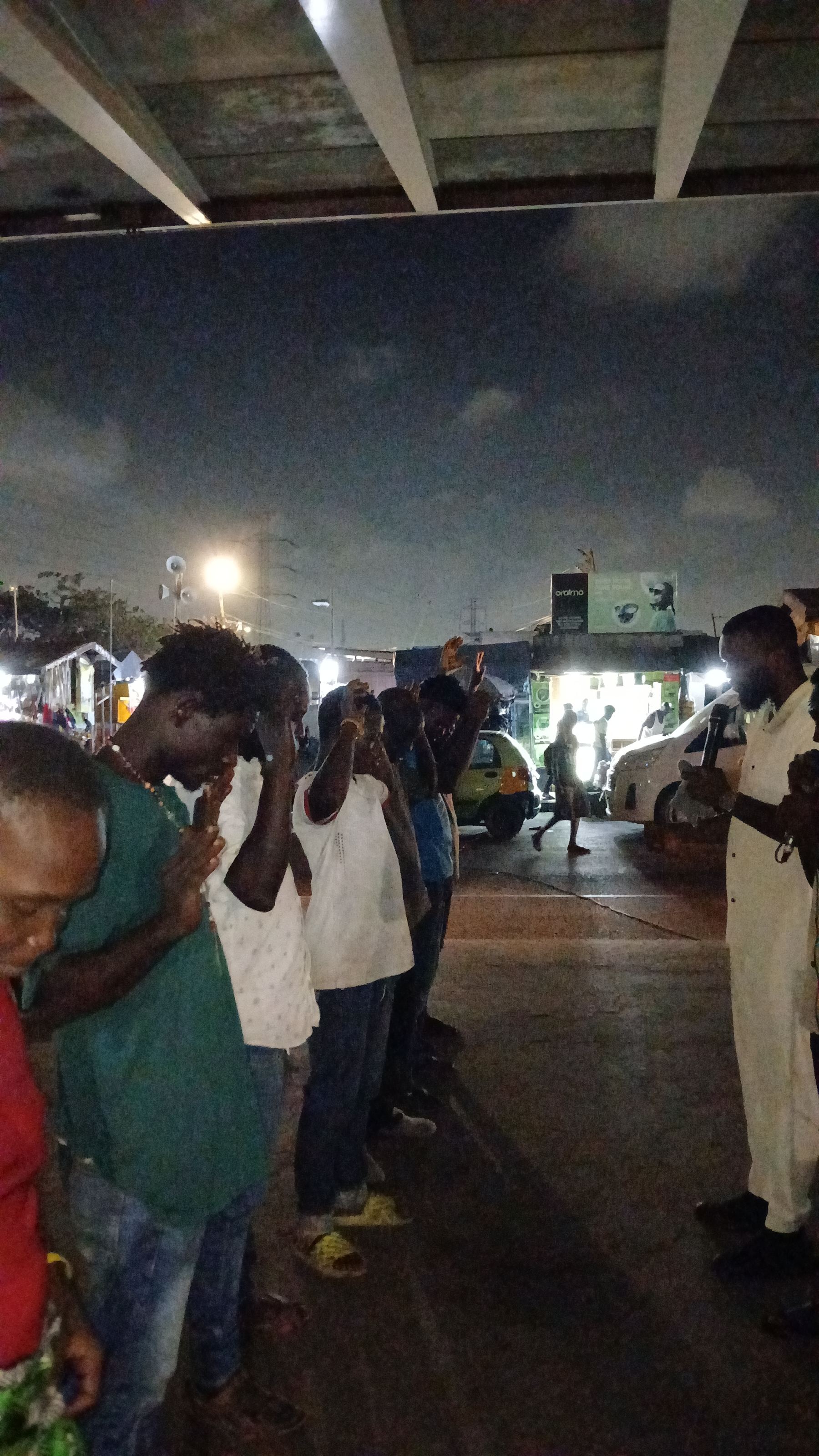 Altar Call - Young men surrendering their lives to Jesus